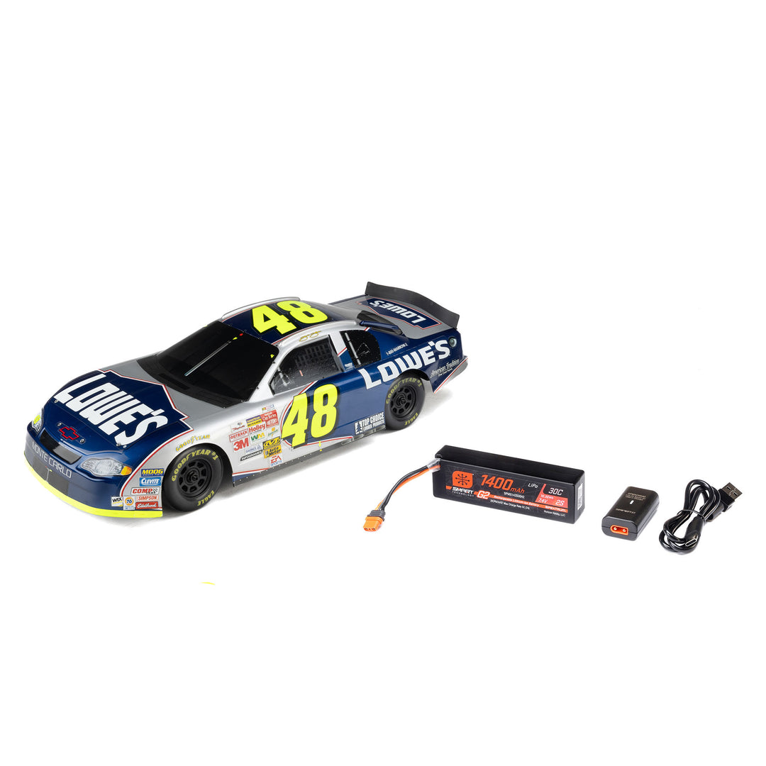 1/12 NASCAR Jimmie Johnson No. 48 Lowes Chevrolet Monte Carlo 2S AWD RTR Losi LOS1120248