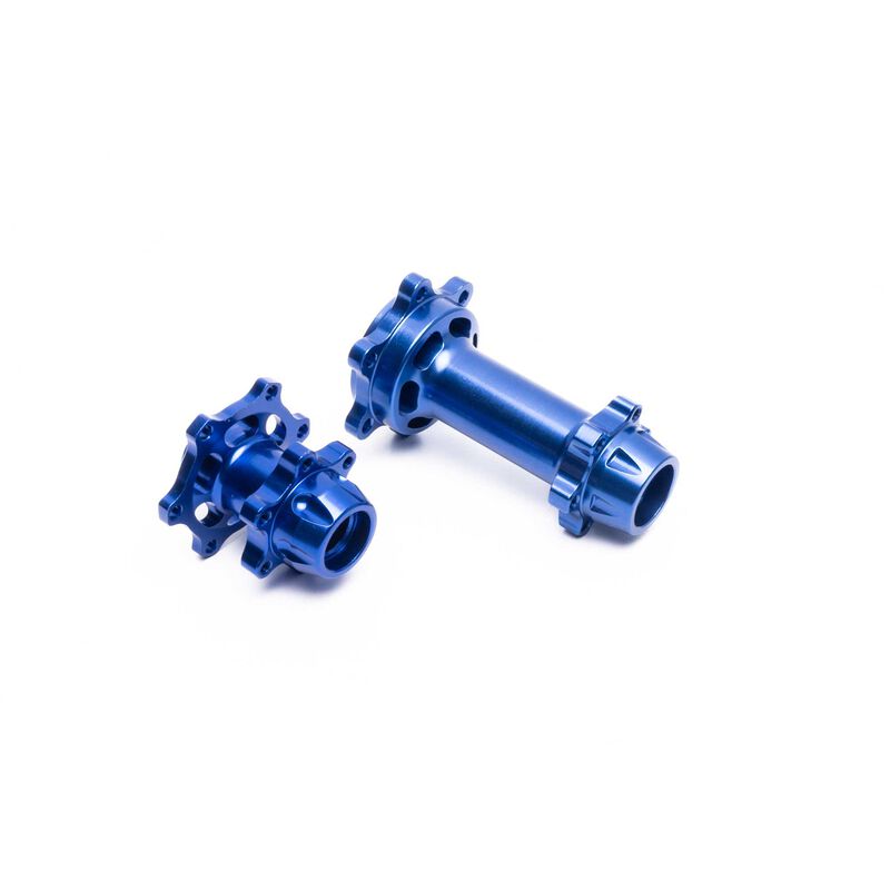 Aluminum Hub Set, Machined, Blue: Promoto-MX Losi LOS362001
