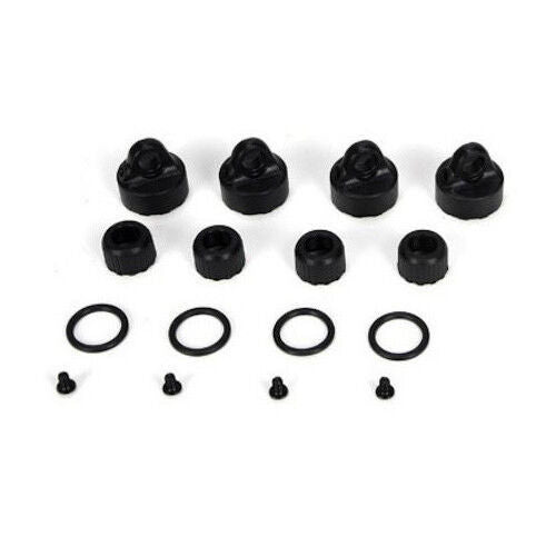 LOSA 5006 Upper & Lower Shock Caps: 22 RT