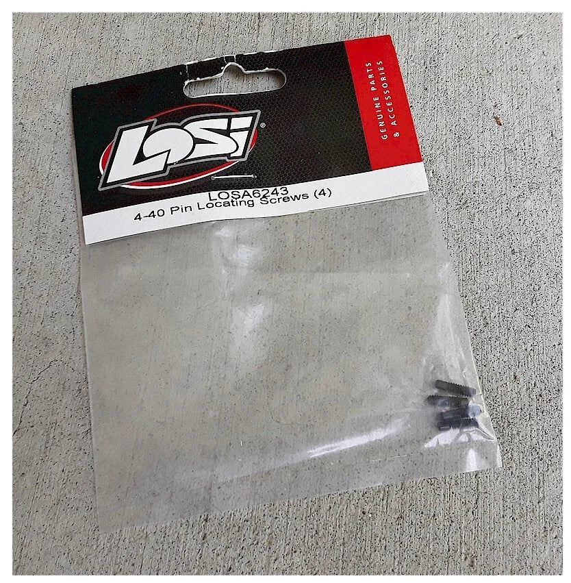 LOSA 6243 Pin Locating Screws, 4-40 (4)

