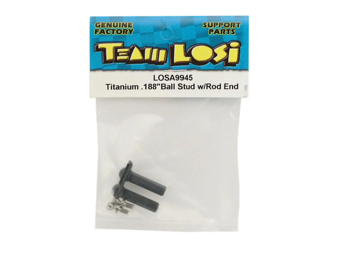 LOSA 9945 Titanium .188"Ball Stud w/Rod E