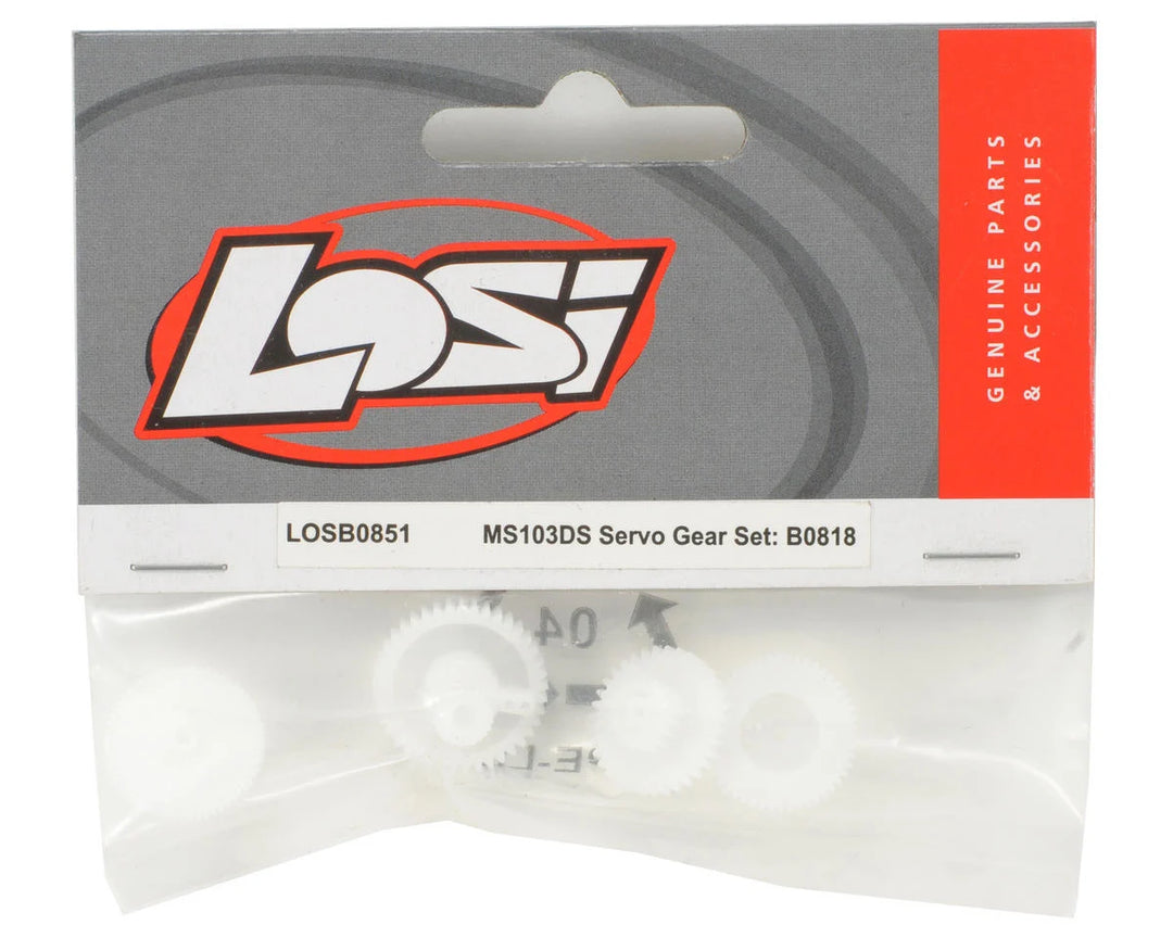 LOSB 0851 MS103DS Servo Gear Set: B0818