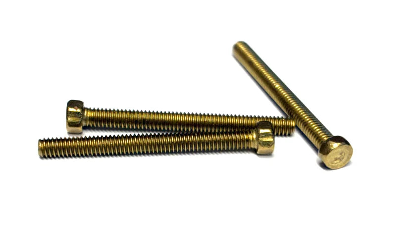 MFSFHWB 0006 FlatHdWoodScrew,Brass #0x3/8
