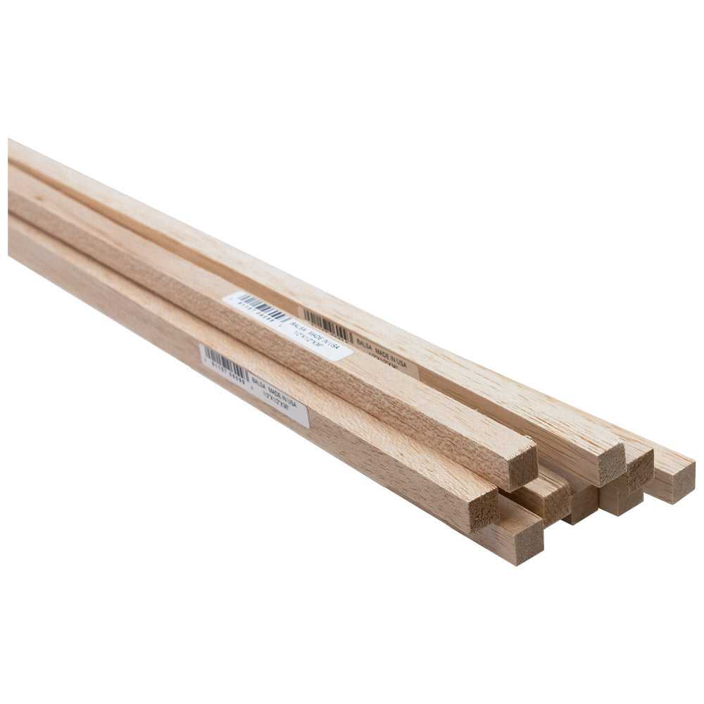 MID 6099 1/2" x 1/2" x 36" balsa
