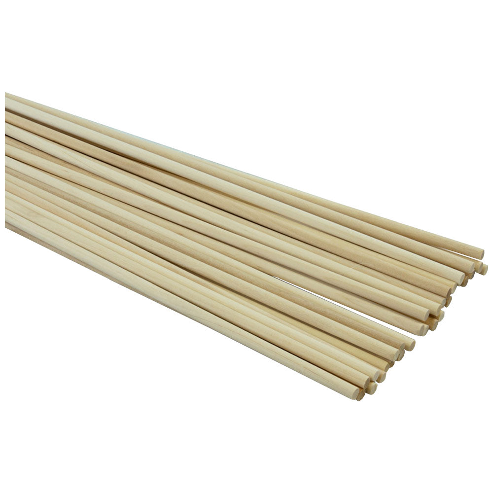 7906 Wood Dowels 1/4x36" (30)
