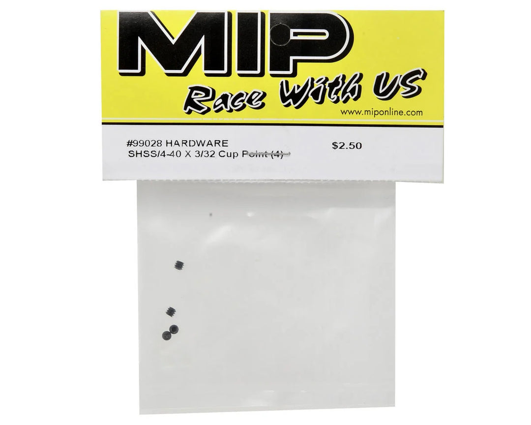 MIP 99028 SHSS 4-40 x 3/32 Cup Point (4)
