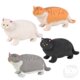 STRETCHY HOUSE CAT 4" Toy Network TPASTCHO
