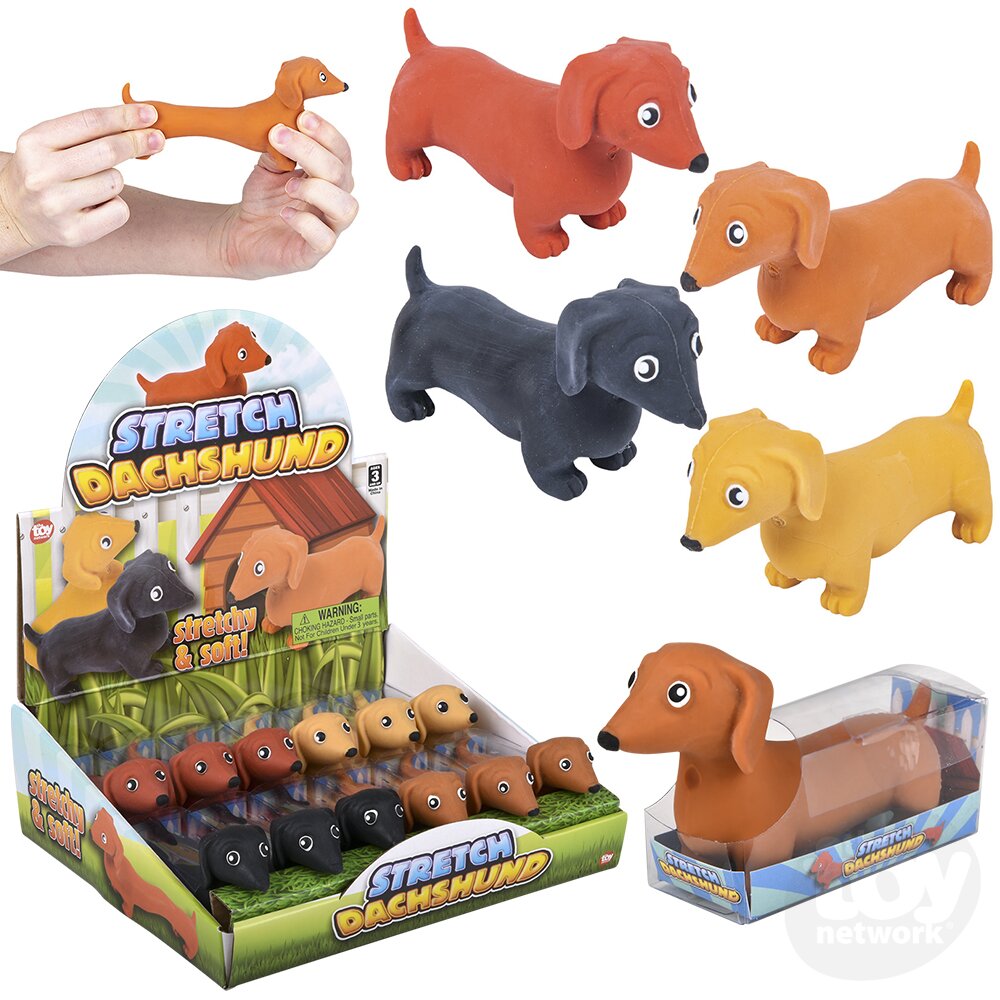 4.5" STRETCH DACHSHUND Toy Network TPA-STDAC
