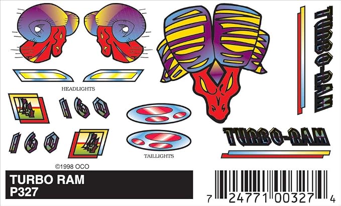 P327 Turbo Ram Stick-On Decal
