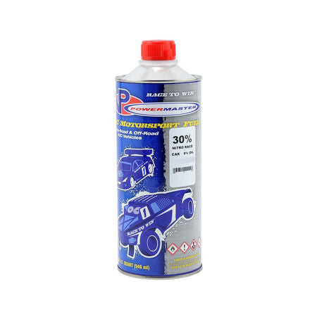 VP Car Pro Race Glow Fuel Quart 30% Nitro (9% Castor/Synthetic Blend) Powermaster 4496187