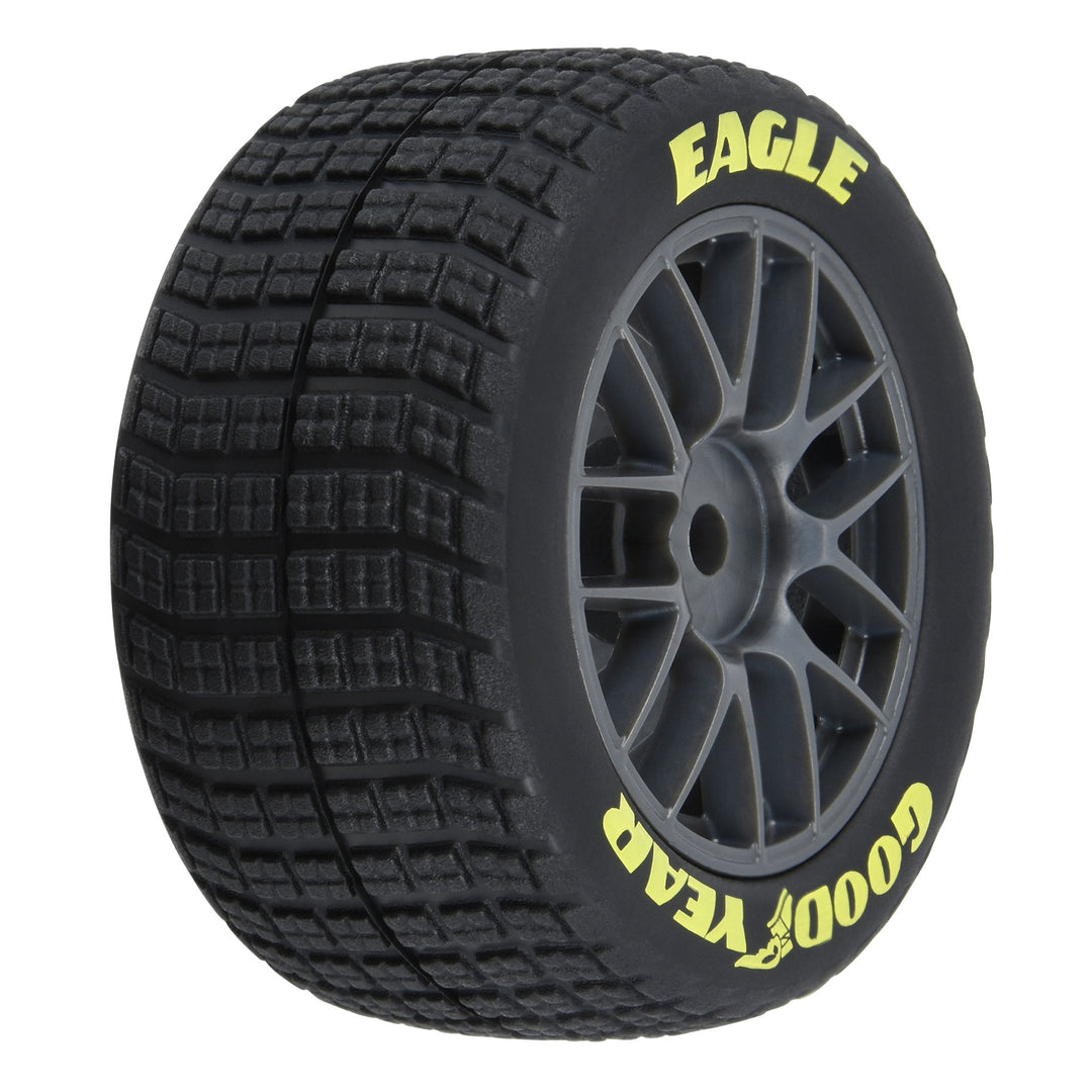 Goodyear Eagle Dirt Tire F/R MTD Grey for Losi NASCAR Race Car (4) PRO1030310