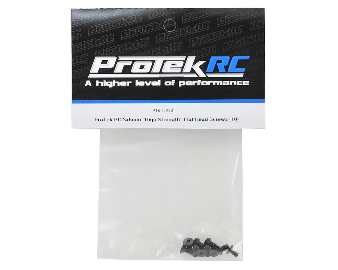 ProTek RC 3x6mm "High Strength" Flat Head
