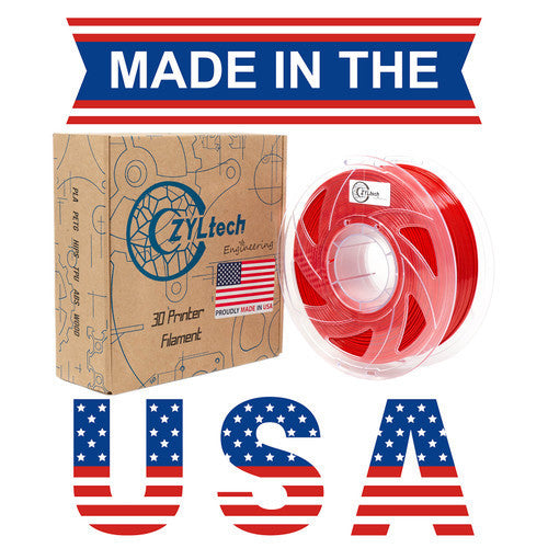 PLA 3D Printer Filament 1.75mm 1kg LIPSTICK RED ZYLtech Engineering FMT-PLA-LRED