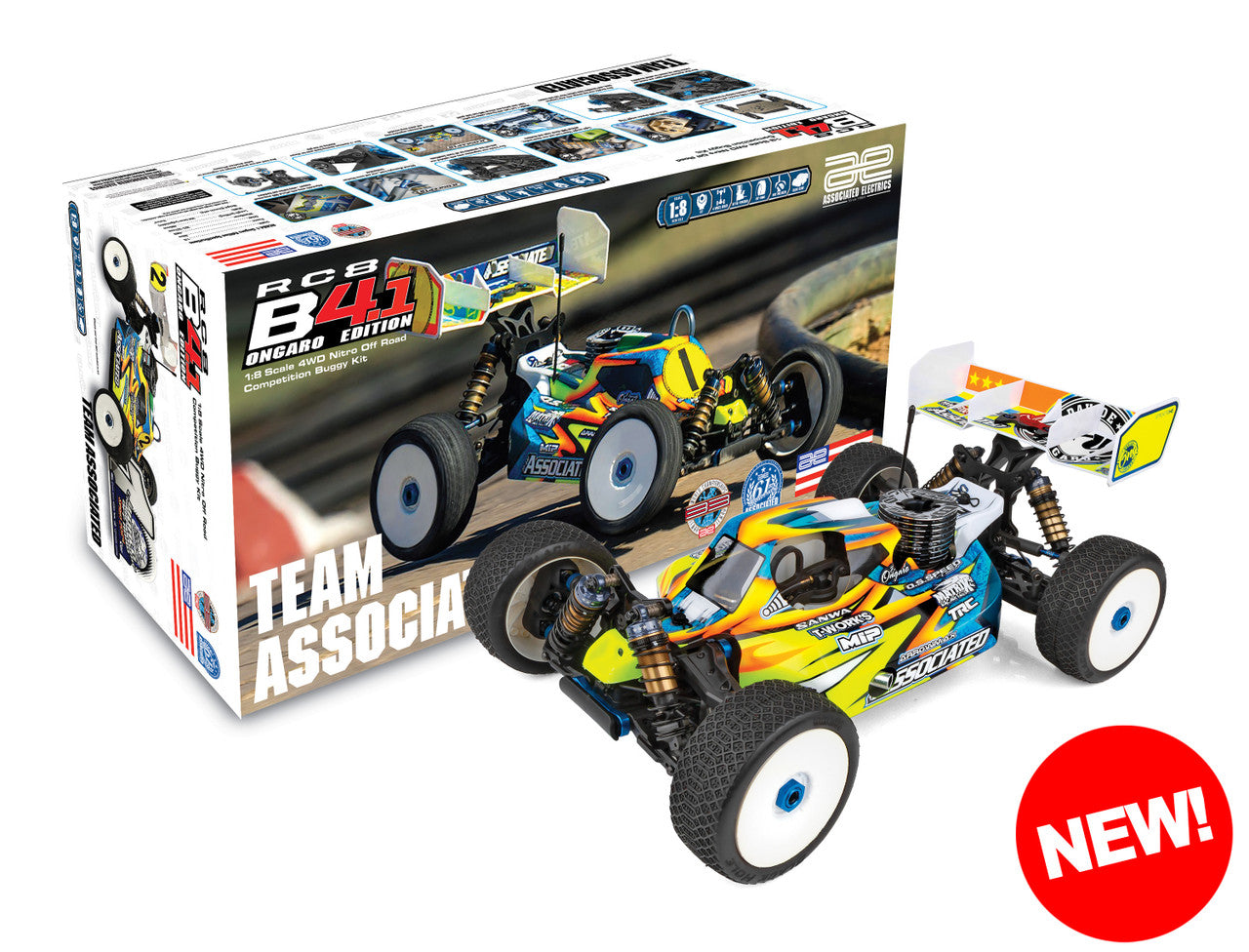 RC8B4.1 Ongaro Edition Kit Team Associated #80953