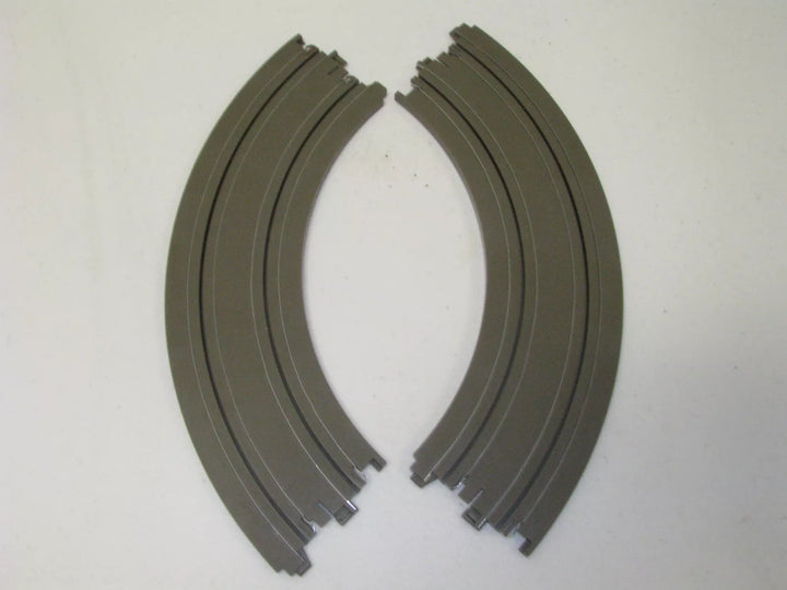 9" 1/4 Curve Track (2) brown Auto World 00173