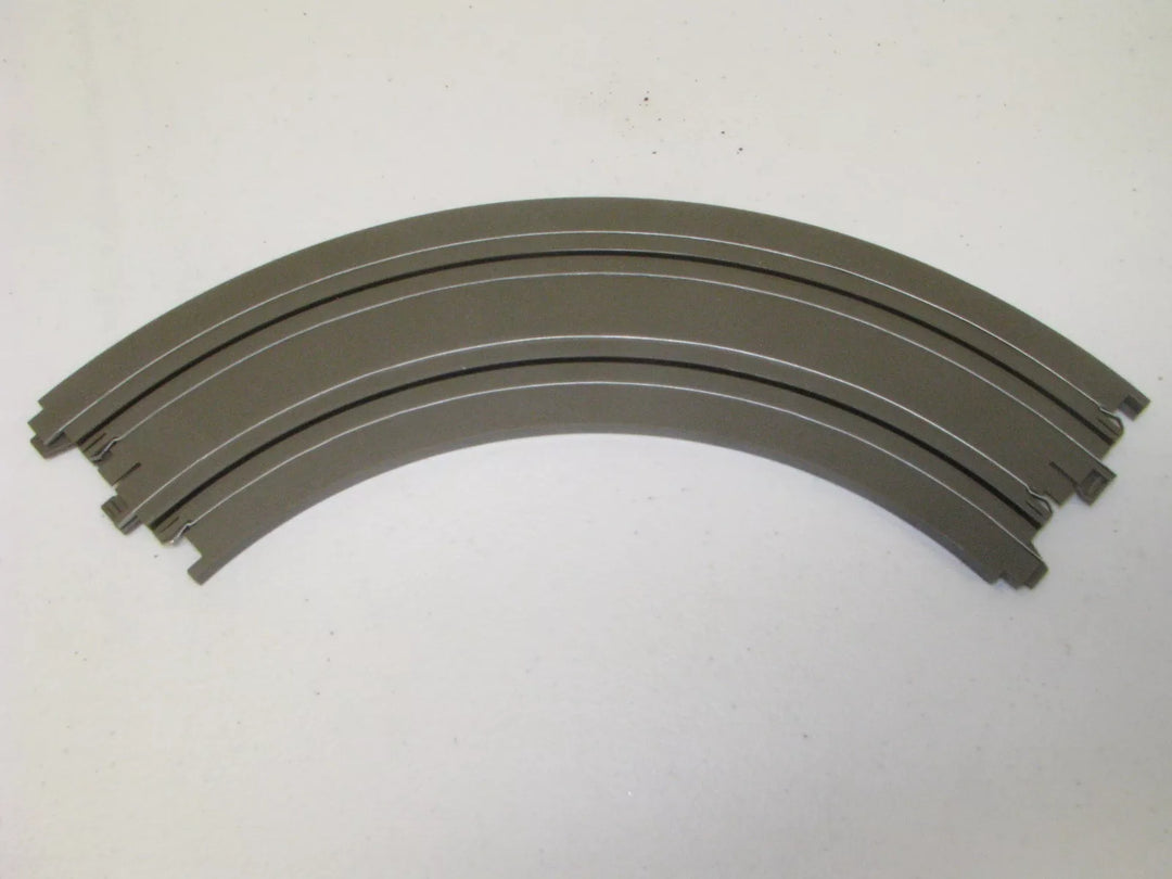 9" 1/4 Curve Track (2) brown Auto World 00173