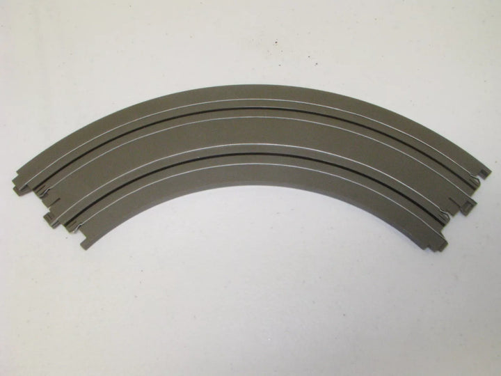 9" 1/4 Curve Track (2) brown Auto World 00173