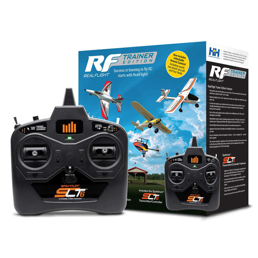 RealFlight Trainer Edition RC Flight Simulator with SLT6 Transmitter/Controller RFL-1211
