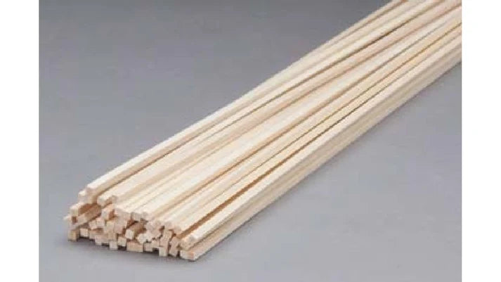 RMXR 7429 887429 Basswood 1/8 x 1/8 x 24" One Piece
