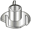 RTL 606 Blind T Nut, 8-32, 12 pieces
