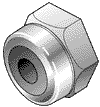 RTL 622 Nylon Insert Lock Nut, 1/4 - 2
