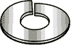 RTL 647 Lock washers, #2,  100 pieces
