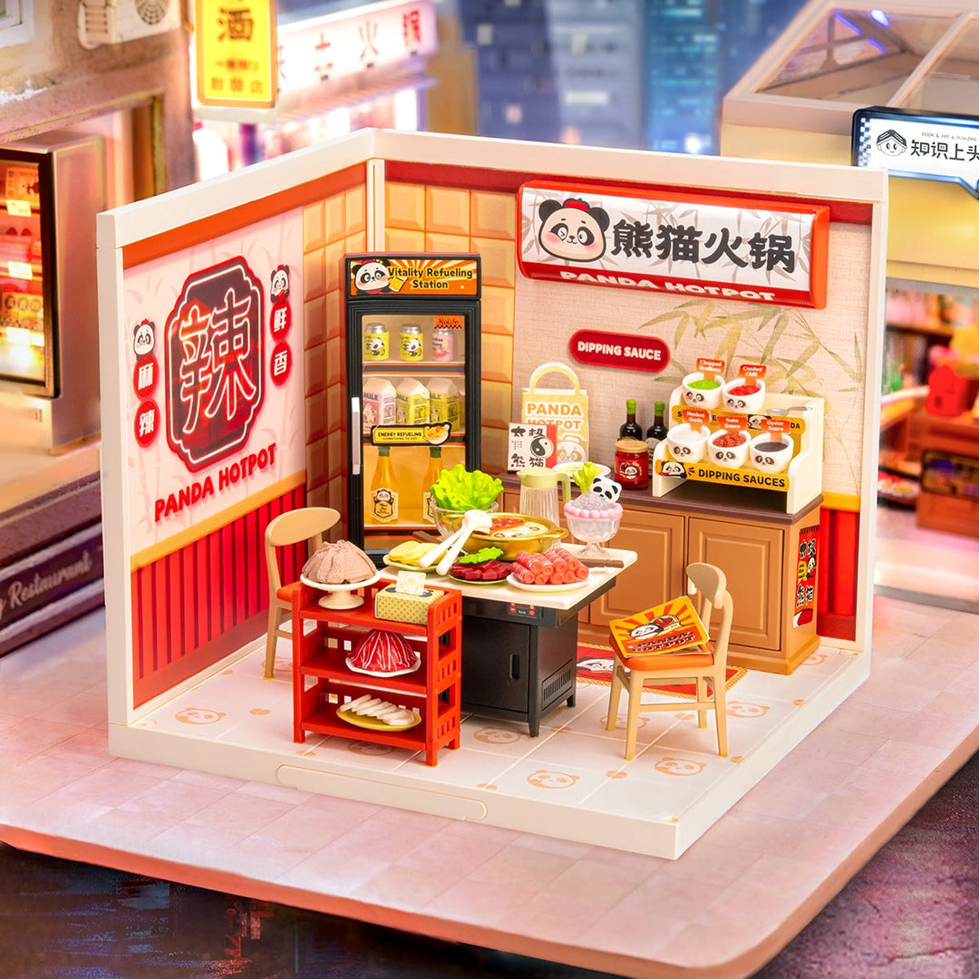 Rolife Super Creator Miniature House - Panda Hot Pot DW020
