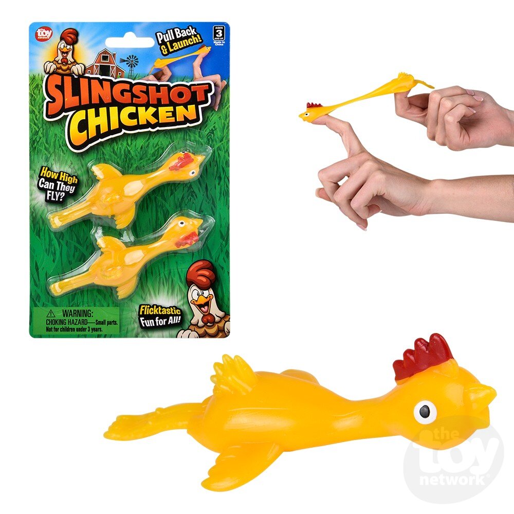 4.33" SLINGSHOT CHICKEN Toy Network TSK-SLSC2
