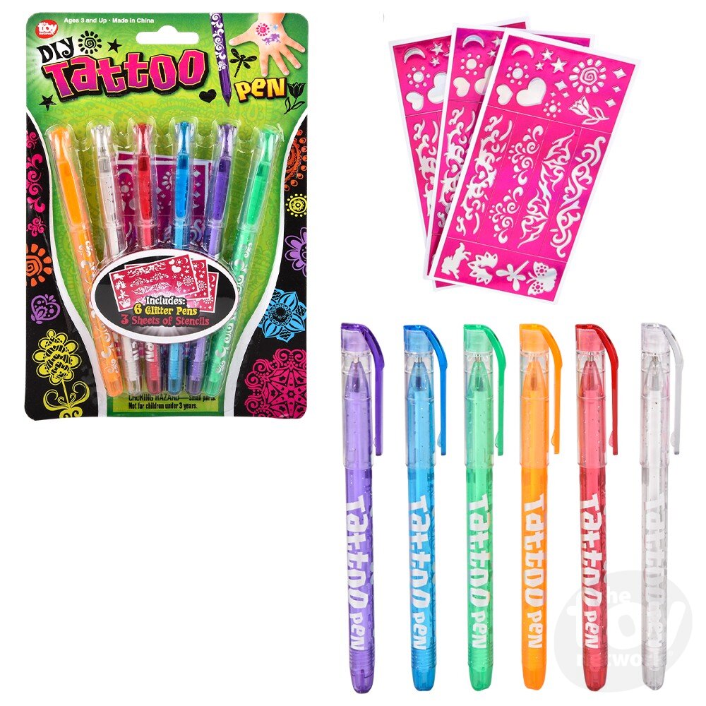 6” TATTOO PEN Toy Network TSP-TATTO
