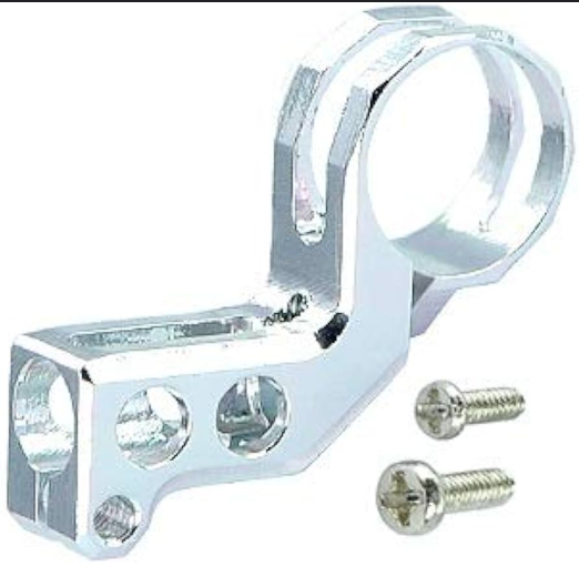 Aluminum Tail Motor Mount w/Vertical Fin Set:MCPX Microheli MH-MCPX025S