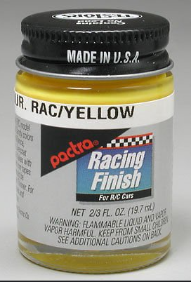 RC84 Polycarb Fluor Race Yellow Pactra