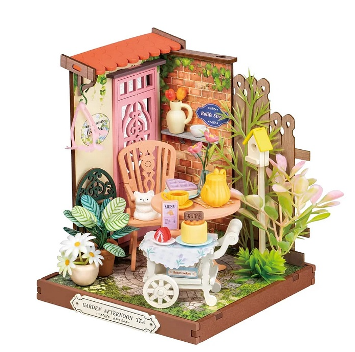 Fancy Tea Yard, Super Mini Houses - Little Warm Spaces Robotime DS038