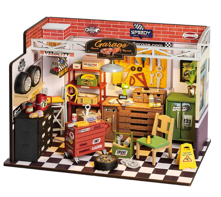DIY House Garage Workshop  Robotime DG165