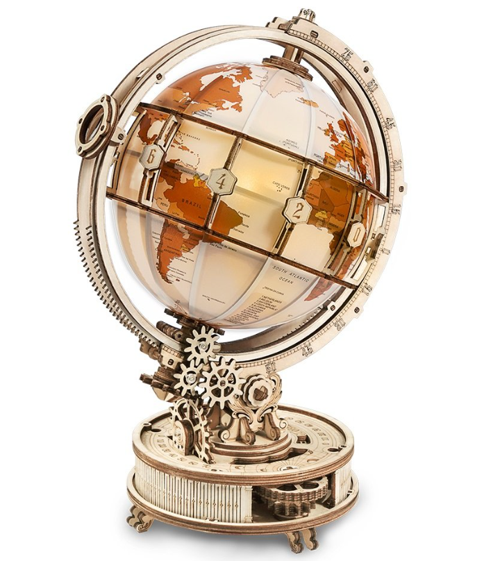 Classic 3D Wood Puzzles; Luminous Globe Robotime ST003