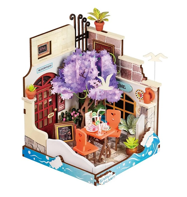 Sea Holiday Restaurant, Super Mini Houses - Little Warm Spaces Robotime DS039