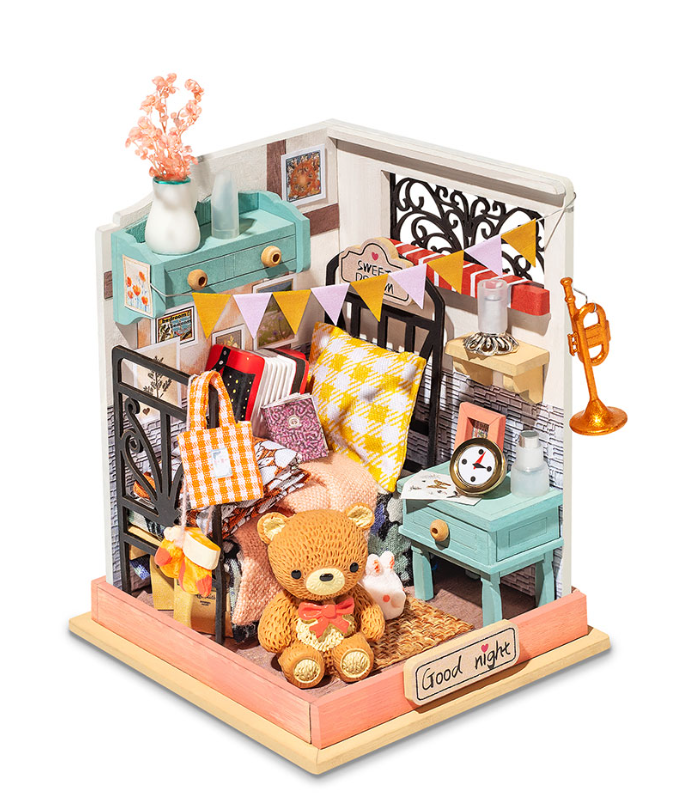 Super Mini House; Sweet Dream - Bedroom Robotime DS016