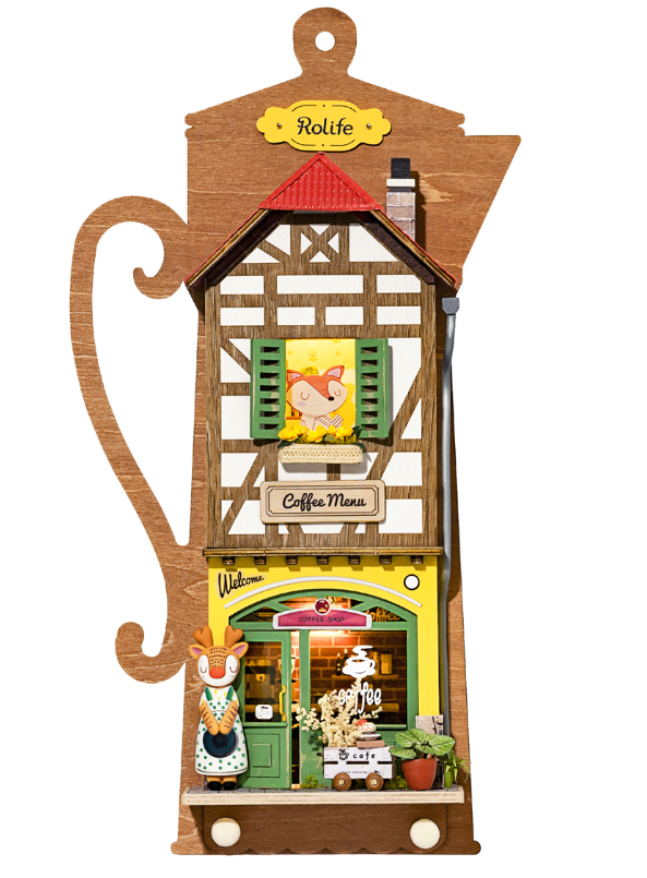 Wall Hanging Series; Lazy Coffee house Robotime DS020