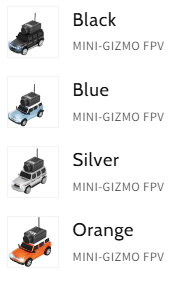 RC PRO 1:64 720P FPV car with remote, MINI-GIZMO FPV MINI-GIZMO FPV
