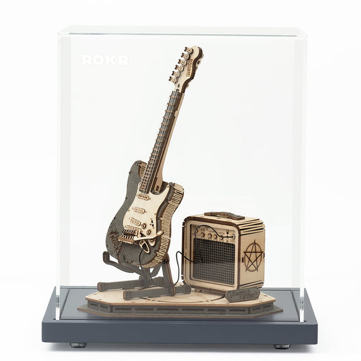 Robotime-ROKR Electric Guitar Model 3D wooden puzzle Robotime TG605K