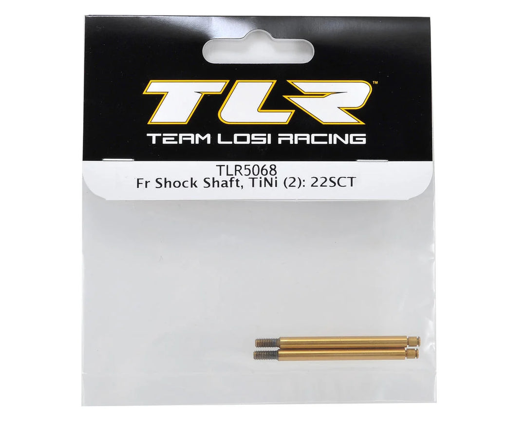 TLR 5068 Front Shock Shaft, TiNitride (2

