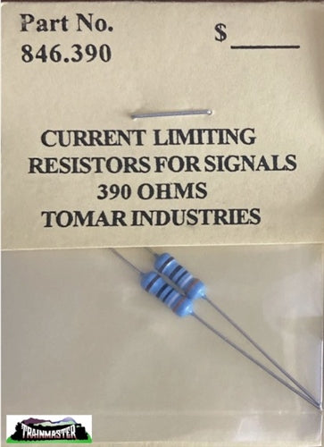 TOMO 864390 Signal resistor 390-Ohm pkg(2)

