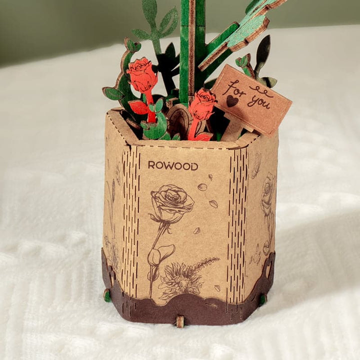 ROWOOD Red Rose Robotime TW042