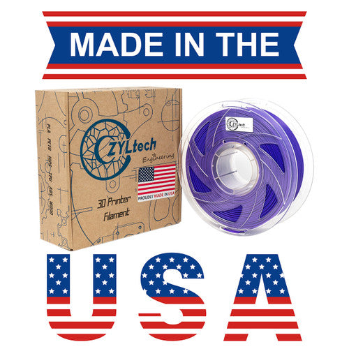 PLA 3D Printer Filament 1.75mm 1kg MAJESTIC PURPLE ZYLtech Engineering FMT-PLA-DPP
