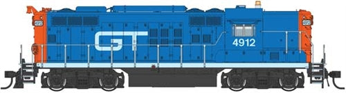 EMD GP9 Phase II - LokSound 5 Sound and DCC -- Grand Trunk Western #4912 Walthers 920-42715