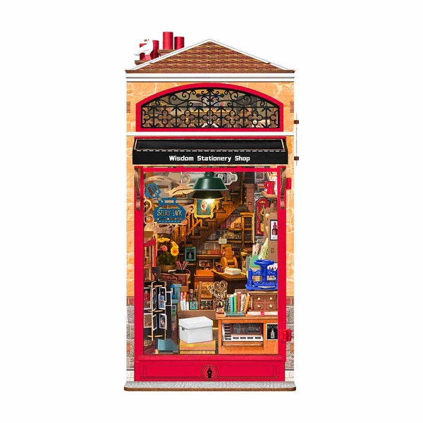 Rolife Wisdom Stationery Shop DIY Book Nook ROBOTIME TGB19