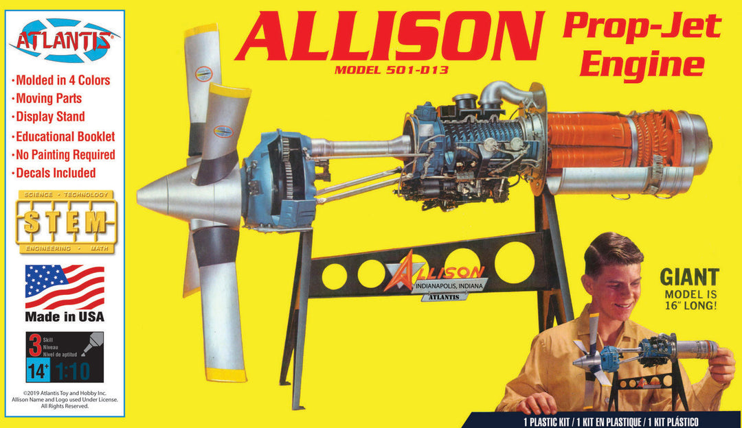 AANH 1551 Allison 501-D13 Prop Jet Aircra