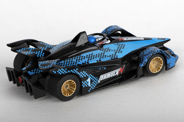 AFX HO Mega G+ Formula N Black & Blue #1 Slot Race Car AFX22039
