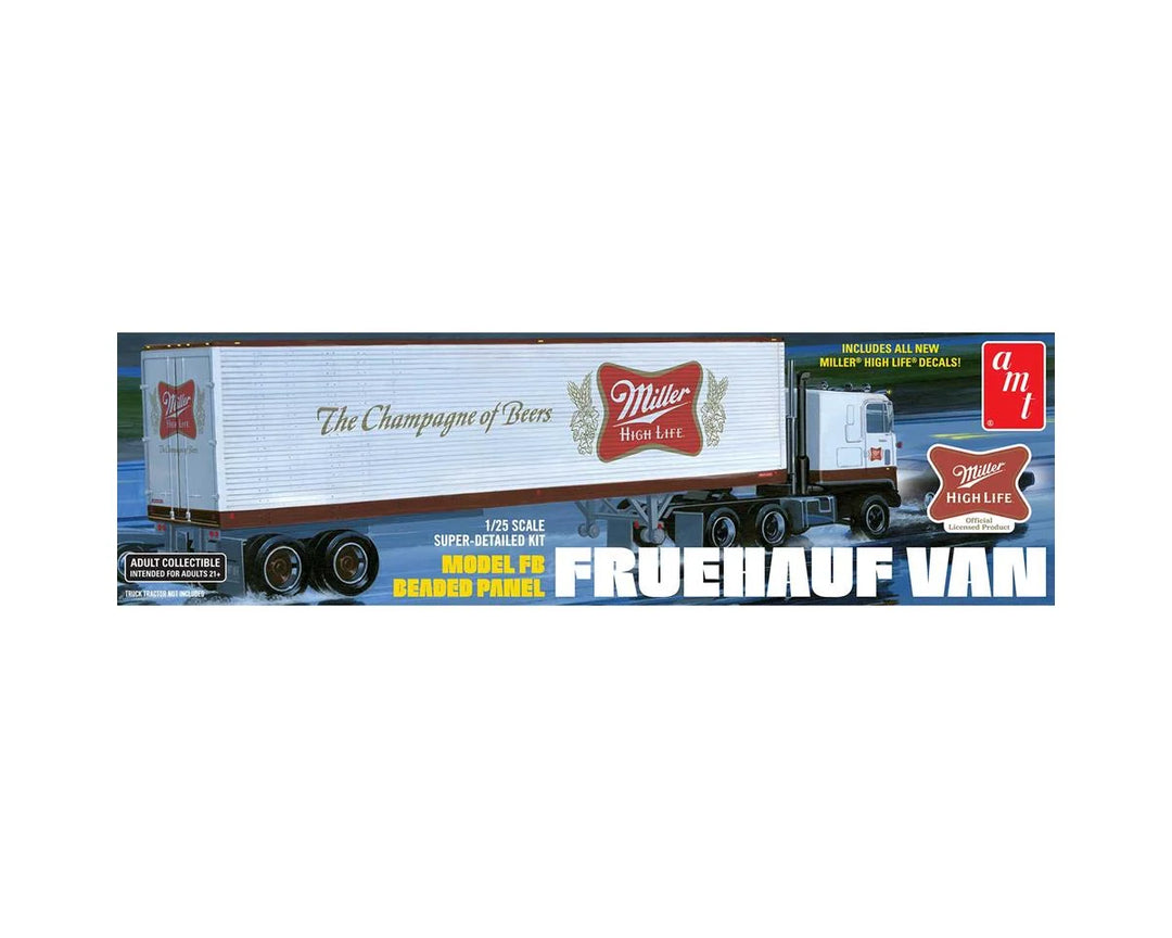 Fruehauf 40' Semi Trailer (Miller Beer) 1:25 AMT1234