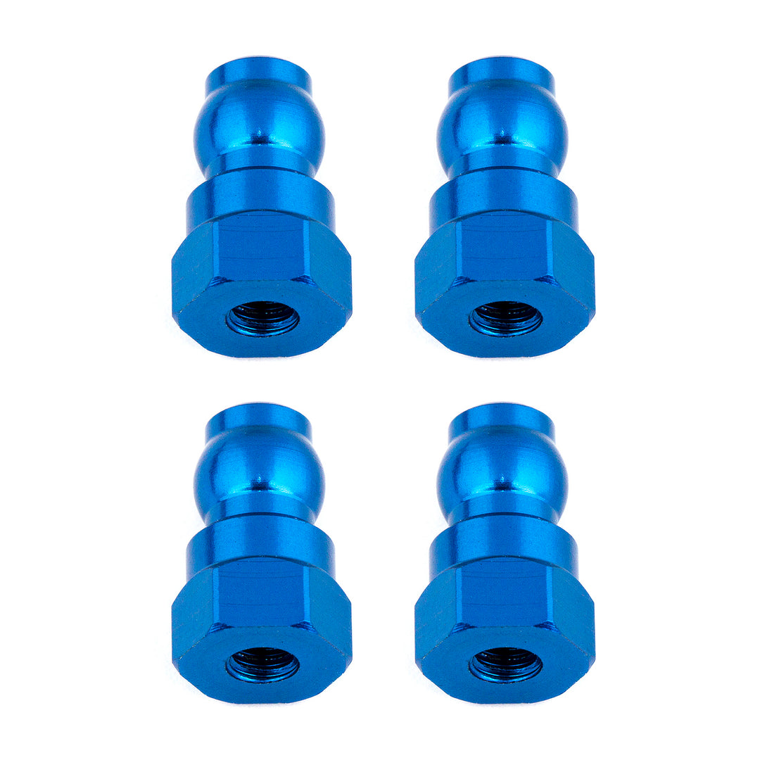 Shock Bushings, 12 mm, blue alu