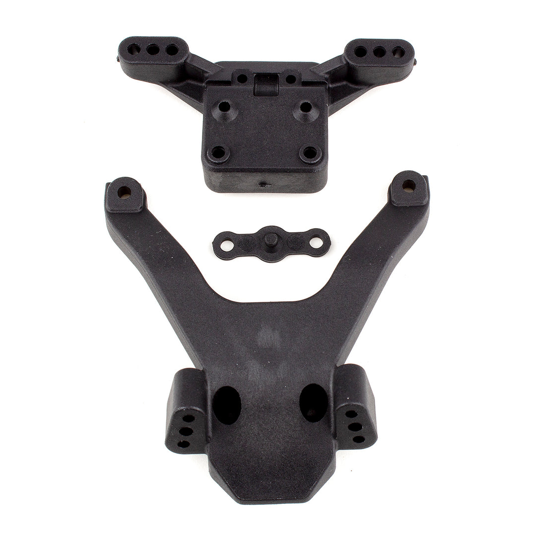 RC10B6.3 front top plate and ba